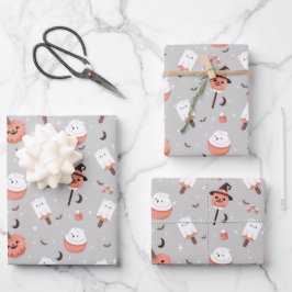 HOJA DE PAPEL DE REGALO CREMA DE HIELO DE CANDALA