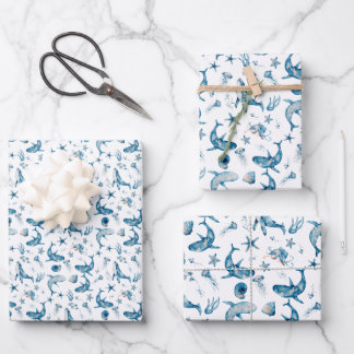 Hoja De Papel De Regalo Criaturas del mar