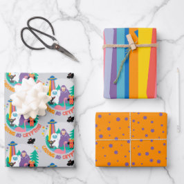 Hoja De Papel De Regalo Criptido para niños