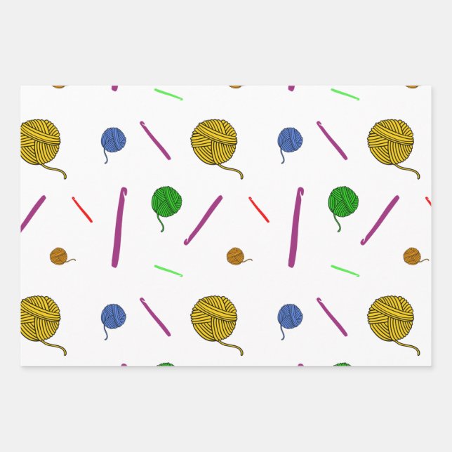 Hoja De Papel De Regalo Crochet (Anverso 3)