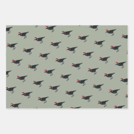 Hoja De Papel De Regalo Crow Navidades