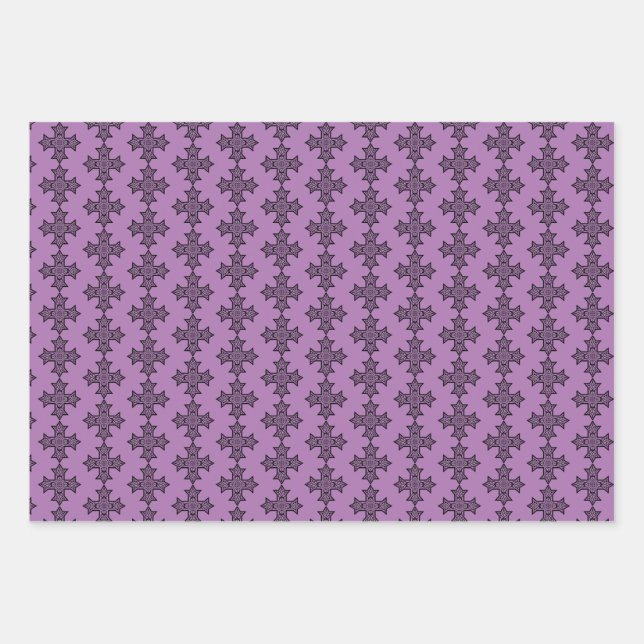 Hoja De Papel De Regalo Cruz copta (Anverso)