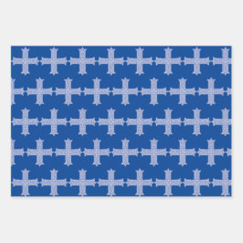 Hoja De Papel De Regalo Cruz cóptica