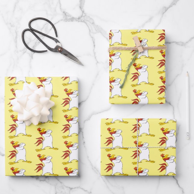Hoja De Papel De Regalo Cruzan los brazos de Lehorn Foghorn (Anverso)
