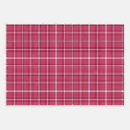 Hoja De Papel De Regalo Cuadros de ladrillo rojo y melocotón suave