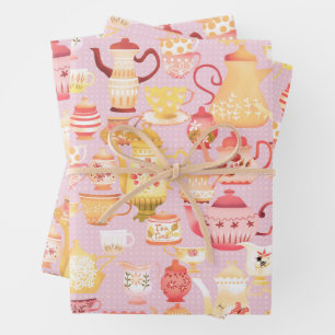 Hoja De Papel De Regalo Cuchara de tetera y pepita
