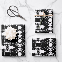 Hoja De Papel De Regalo Cuchillo de árbol de galletas de huella digital ne