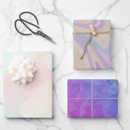 Hoja De Papel De Regalo Cuidada y colorida Girona rosa
