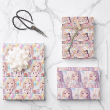Cumpleaños de niña con tema de anime