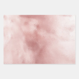 Hoja De Papel De Regalo Cumpleaños Rosa Rubor Femenino Glam