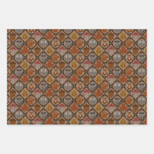 Hoja De Papel De Regalo Cute Autumn Woodland