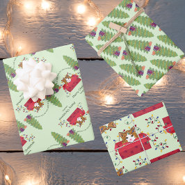 Hoja De Papel De Regalo Cute Cat in a Box Here for the Boxes Christmas