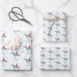 Hoja De Papel De Regalo Cute Dachshund Merry Christmas<br><div class="desc">Un patrón de adorables Dachshunds decora este juego de papel de envoltura que es genial para los amantes del perro o los dueños de perros más limpios.</div>