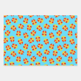 Hoja De Papel De Regalo Cute Kids’ Christmas Wrapping Paper