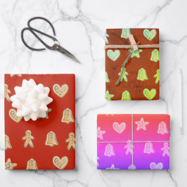 Hoja De Papel De Regalo Cute Navidades Ginger Cookies
