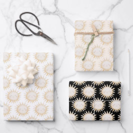 Hoja De Papel De Regalo Cute Sun background