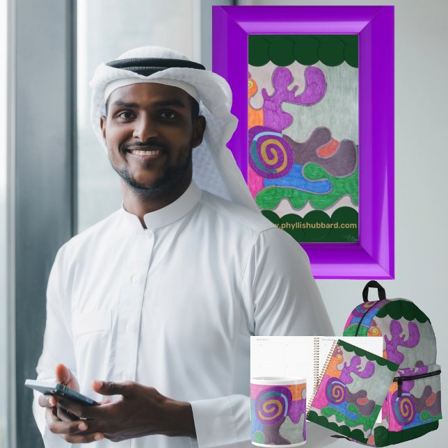 Hoja De Papel De Regalo Cycle (Get the full "Cycle" collection at: https://bit.ly/SmartArtZazzle. )