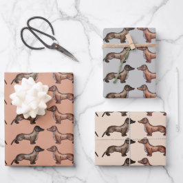 Hoja De Papel De Regalo Dachshund, Perro salchicha