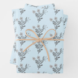 Hoja De Papel De Regalo Dainty Florals Elegant Simple Regalo de Moda