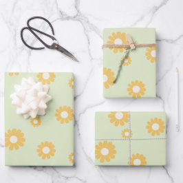 Hoja De Papel De Regalo Daisy Green