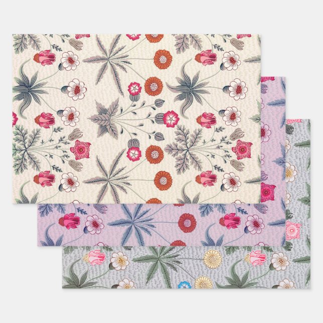 Hoja De Papel De Regalo Daisy, William Morris (Set)