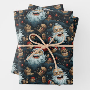 Hoja De Papel De Regalo Dali-Santa