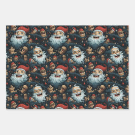 Hoja De Papel De Regalo Dali-Santa