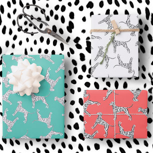 Hoja De Papel De Regalo Dalmátianos multidireccionales