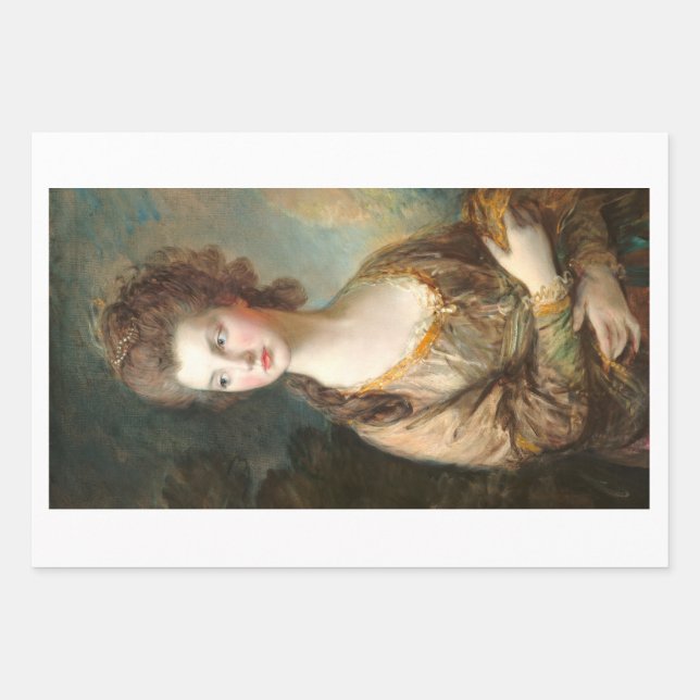 Hoja De Papel De Regalo Damas (Anverso)