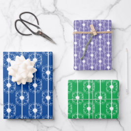 Hoja De Papel De Regalo Dandelions Design Wraping Paper Sheets