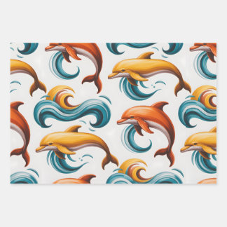 Hoja De Papel De Regalo Danza del Océano