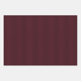 Hoja De Papel De Regalo Dark Red Masculine Set