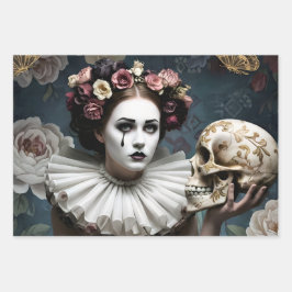 Hoja De Papel De Regalo Dark Romantic Gothic Design