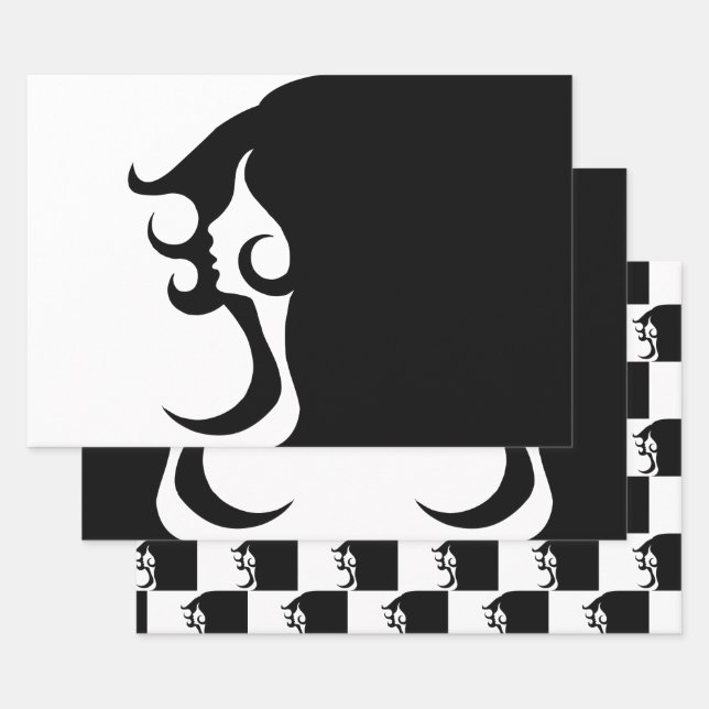 Hoja De Papel De Regalo Deco Mod Woman (Set)