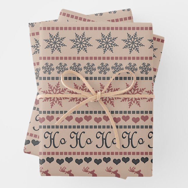 Hoja De Papel De Regalo décor de Noël (In situ)
