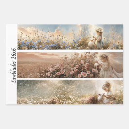 Hoja De Papel De Regalo Decoupage 3 Designs Farm Girl & Pig Handsaws