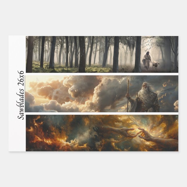 Hoja De Papel De Regalo Decoupage Spiritual Journey 26x6 Handsaws  (Anverso 2)