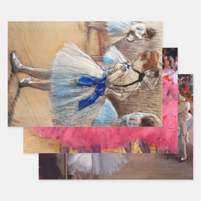 Hoja De Papel De Regalo Degas, bailarinas (Ballerina) (Set)