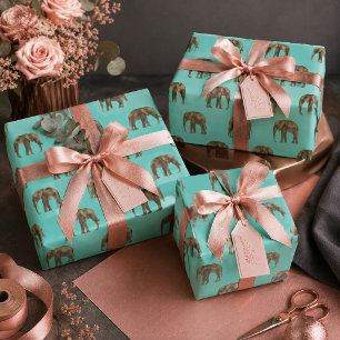Hoja De Papel De Regalo Delicia de elefante lindo