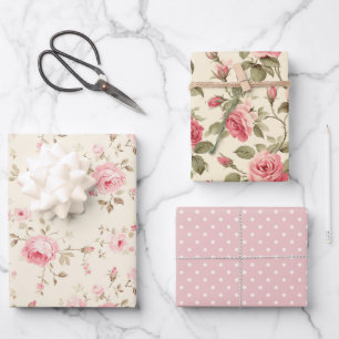 Hoja De Papel De Regalo Delicia de Rosas Rosadas