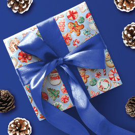 Hoja De Papel De Regalo Delicia festiva: Navidades Cookie Wonderland