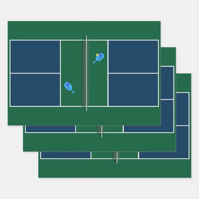 Hoja De Papel De Regalo Deporte de cancha de baloncesto (Set)