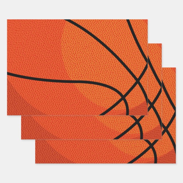 Hoja De Papel De Regalo Deportes de baloncesto (Set)