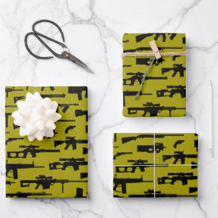 Hoja De Papel De Regalo Deportes de hardware de grado militar de armas lar
