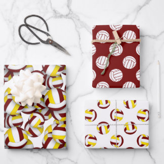 Hoja De Papel De Regalo Deportes de oro de maroya coordinando los colores 