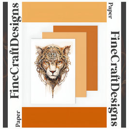 Hoja De Papel De Regalo Desconexión de las ruedas metálicas del tigre de v