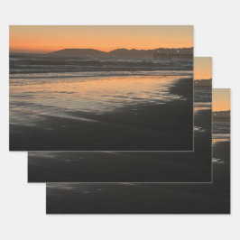 Hoja De Papel De Regalo Desde El Dusk Hill Twilight En La Imagen De La Pla