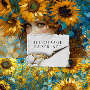 Hoja De Papel De Regalo Desenlace botánico vintage de floral rústica