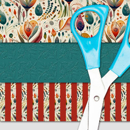 Hoja De Papel De Regalo Día de cumpleaños u otra ocasión con estilo boho c