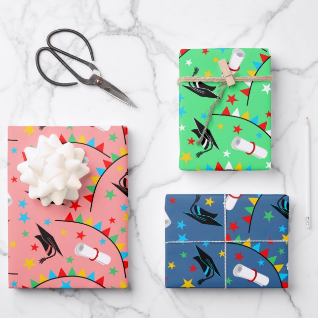 Hoja De Papel De Regalo Día de graduación (Anverso)